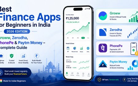 Best Finance Apps for Beginners in India (2026 Edition): Groww, Zerodha, PhonePe & Paytm Money – Complete Guide