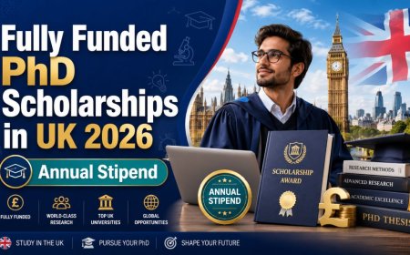 Fully Funded PhD Scholarships in UK 2026 (Annual Stipend)
